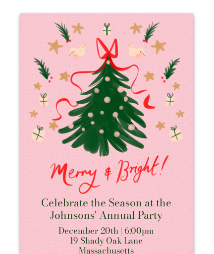 Christmas Online Invitations