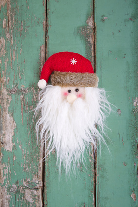 DIY Santa craft, santa ornament