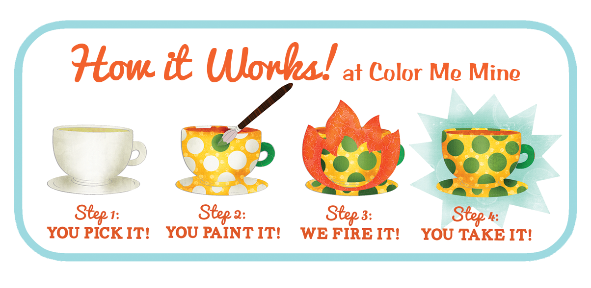 color me mine paint it yourself party