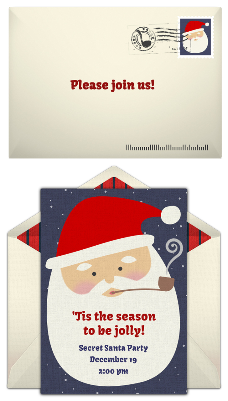 Free Christmas party invitations