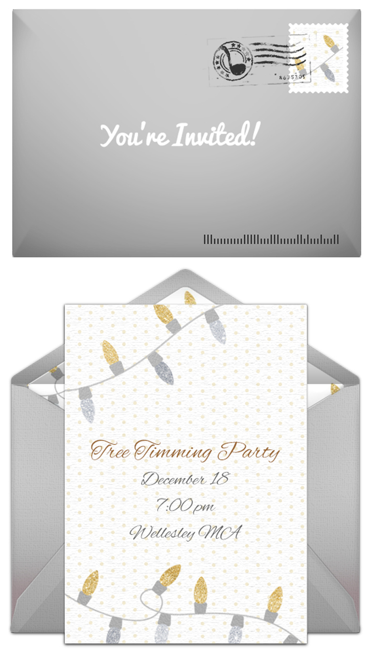 Free Christmas party invitations