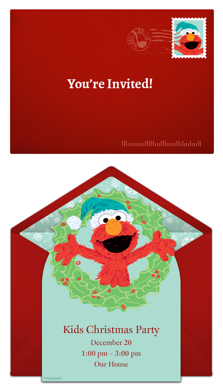 Free Christmas party invitations