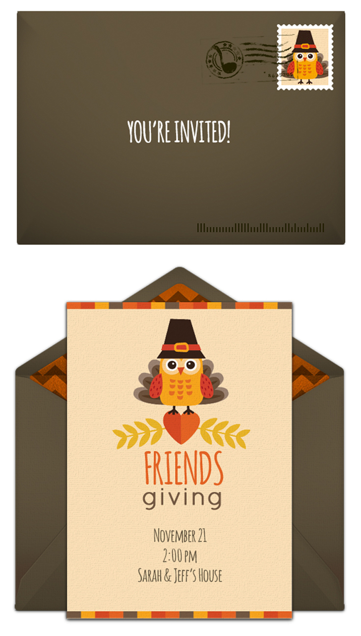 Free Friendsgiving Invitation