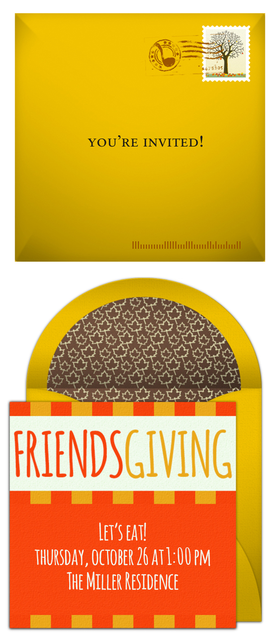 Free Friendsgiving Invitation