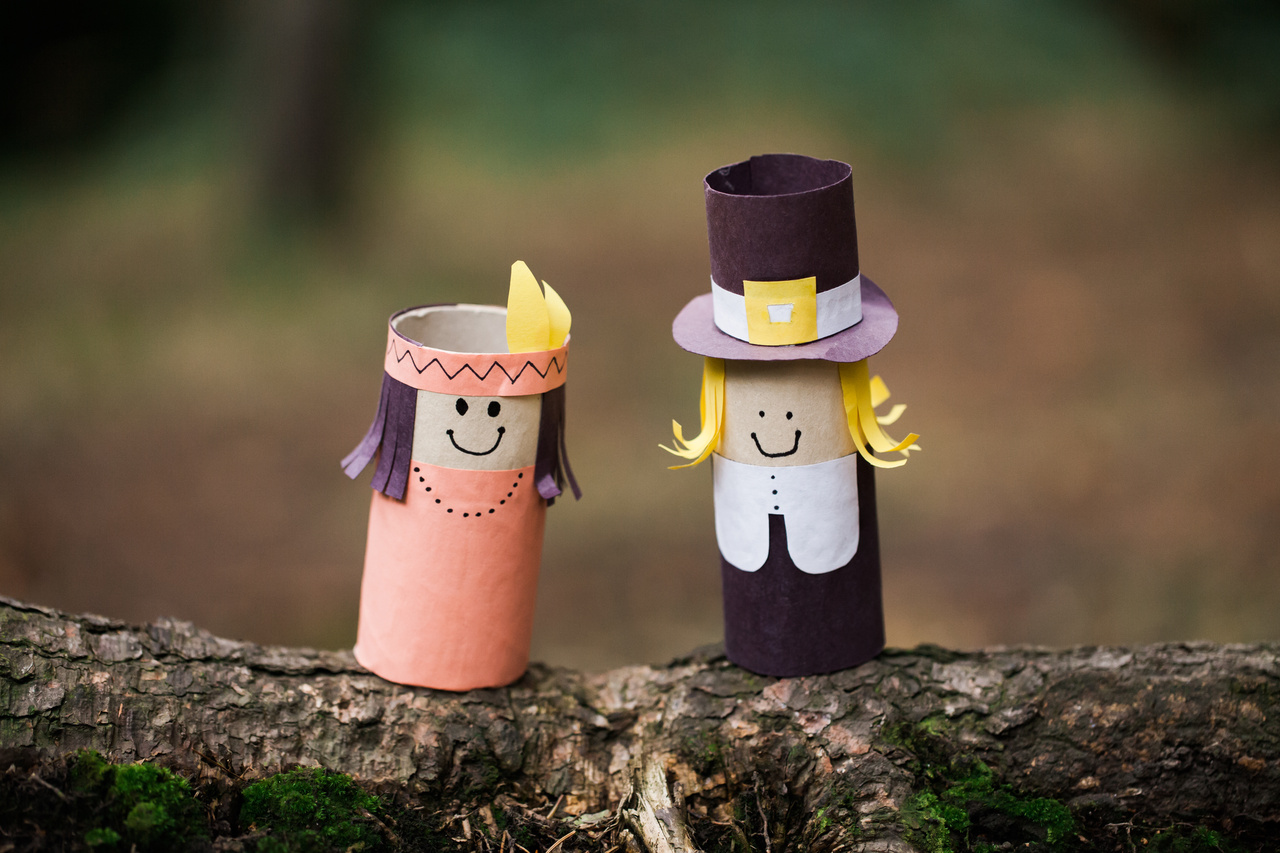 Friendsgiving activity idea: TP Puppet Craft