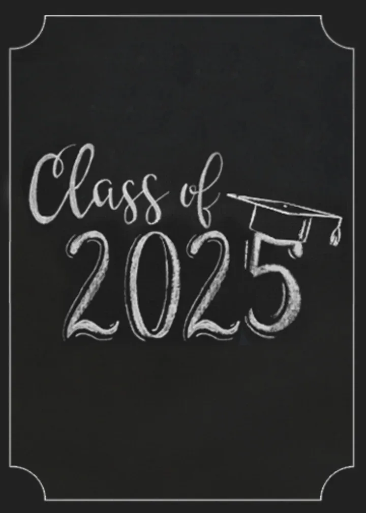 2025 Chalkboard card front