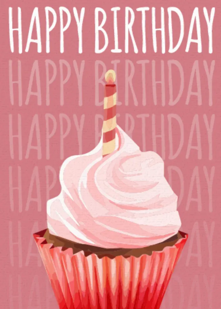 Birthday Frosting card front