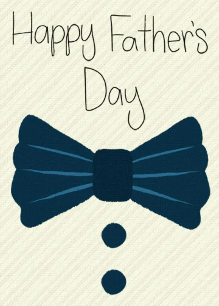 Father's Day Bow Tie card front