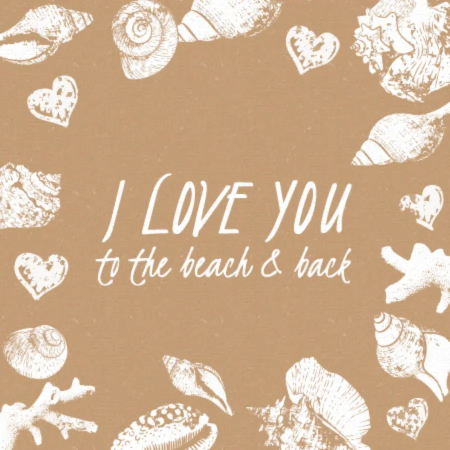 Written in the Sand card front