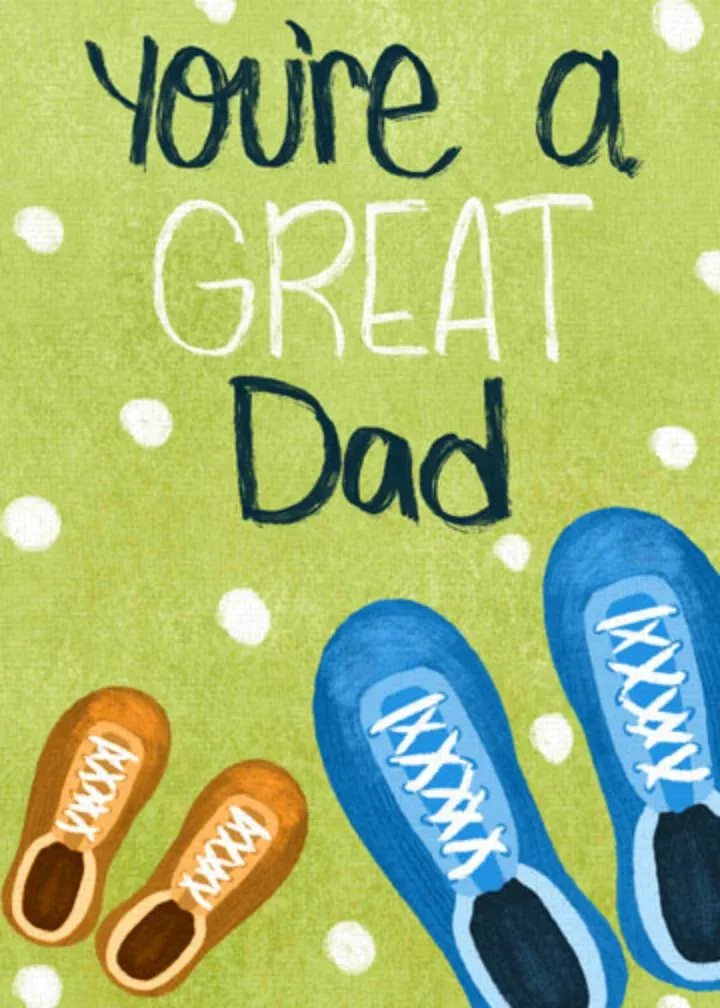 Dad Sneakers card front