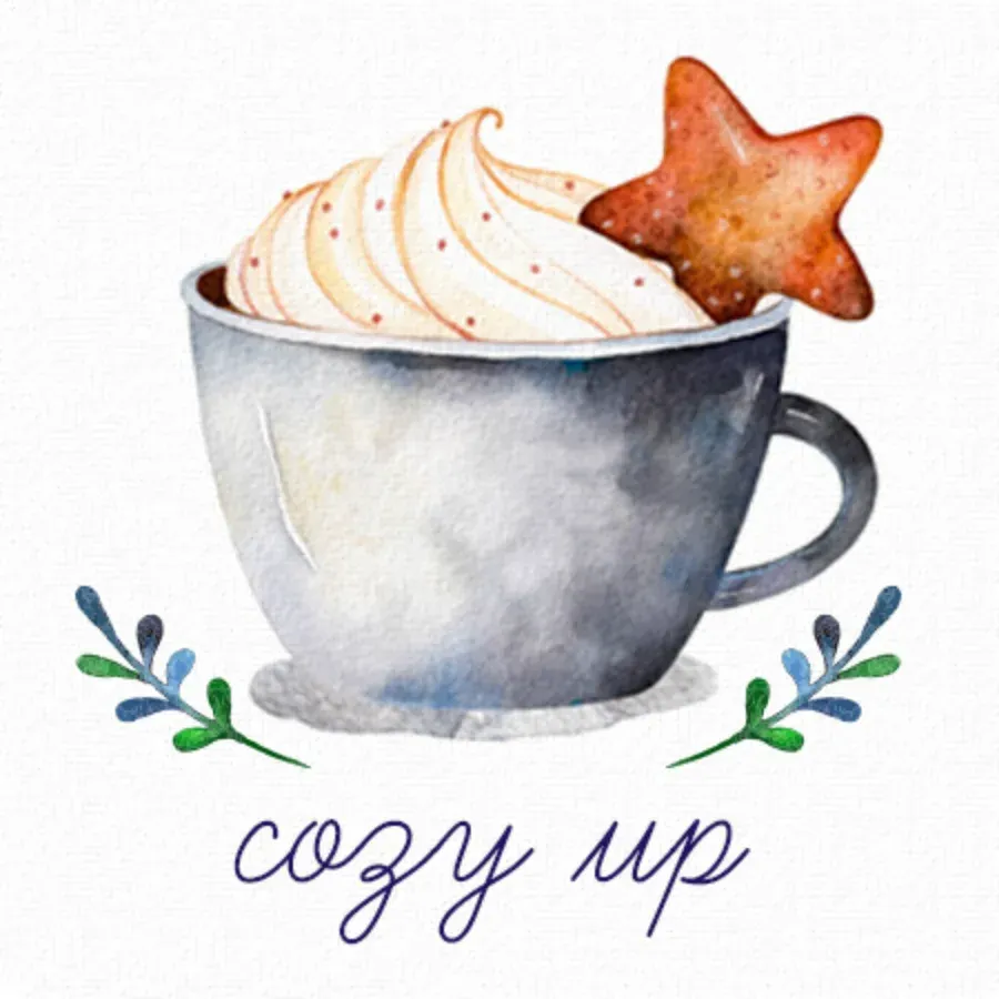 Cozy Up With Coffee card front