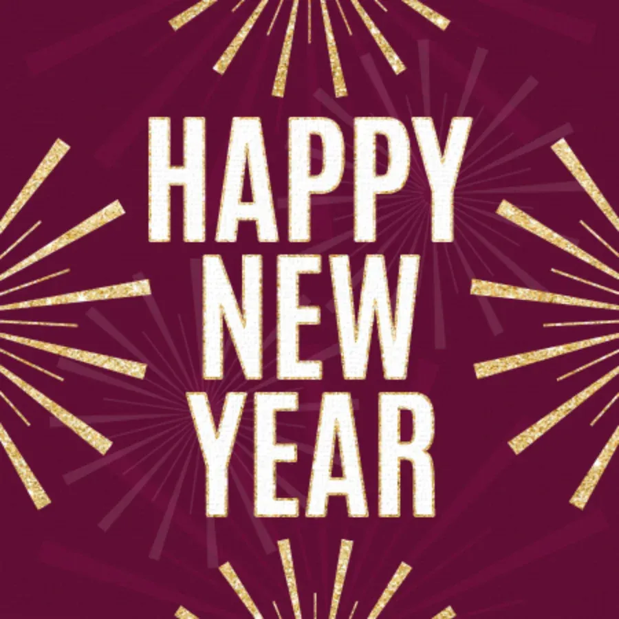 Fireworks card front