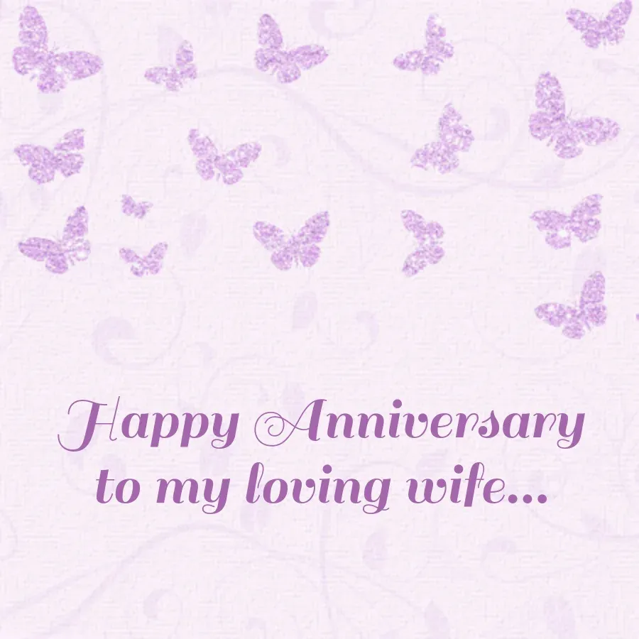 Glowing Butterfly card front