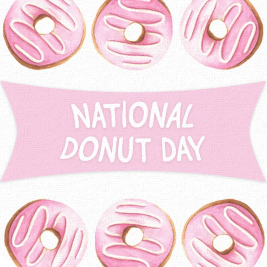 Donut Day Banner card front