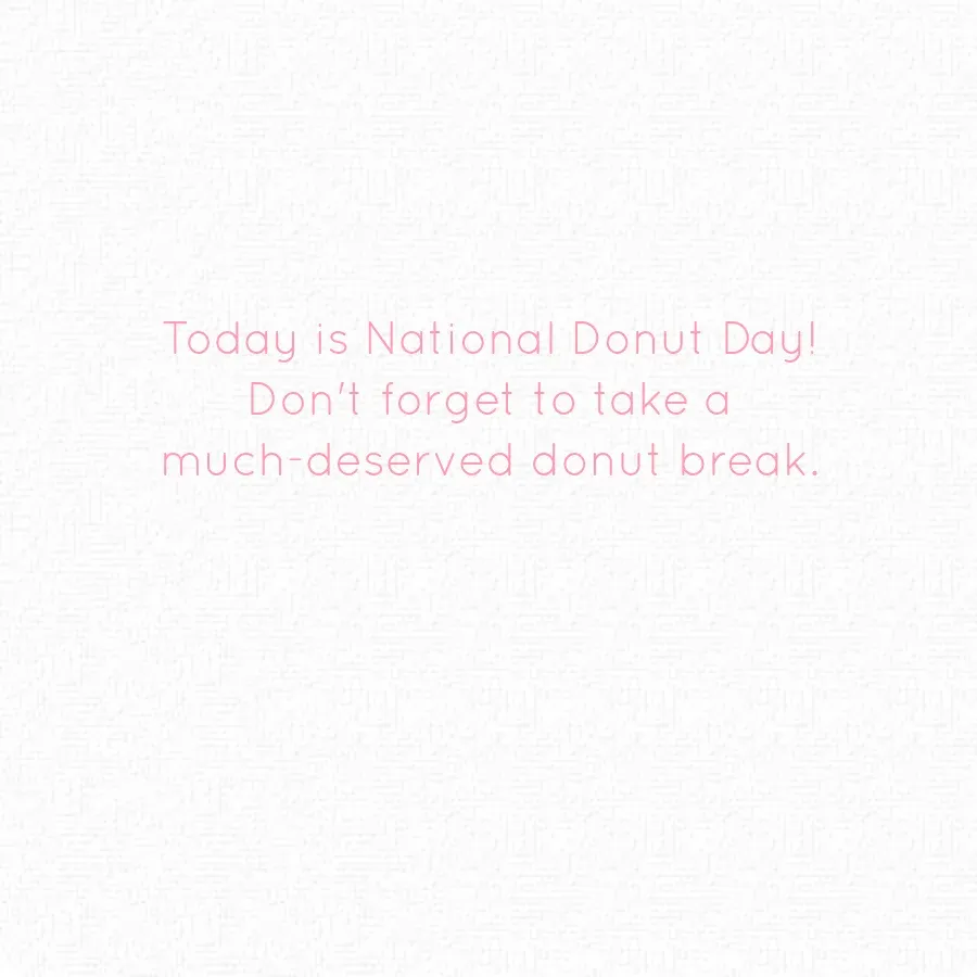Donut Day Banner card inside right