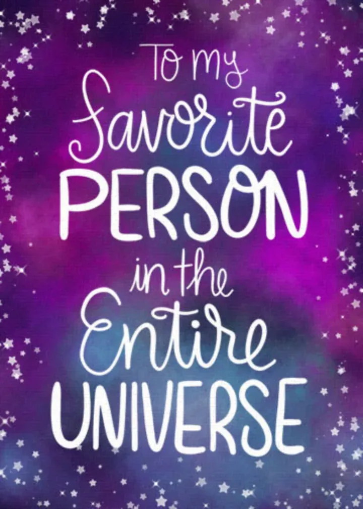 To My Favorite Person card front