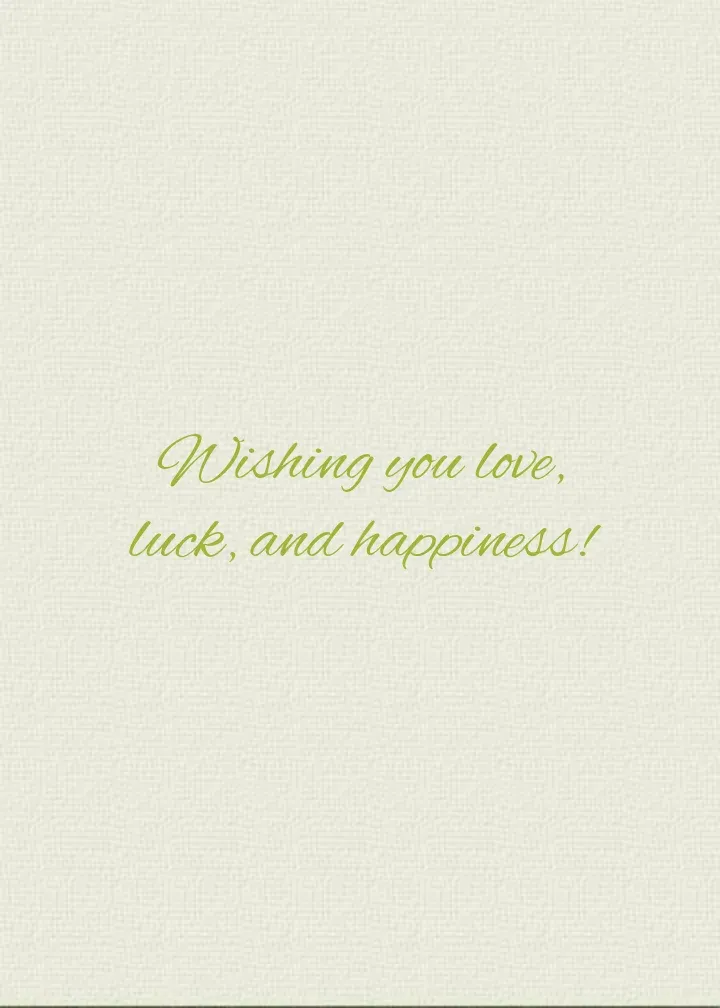 Wedding Floral Pattern card inside right