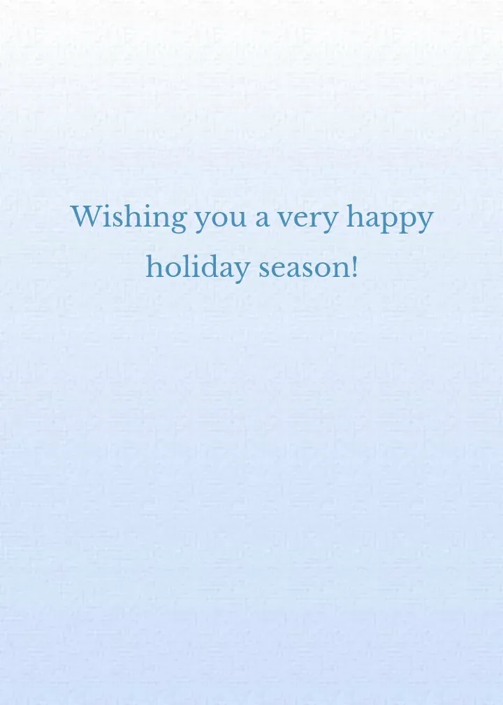 Holiday Floral Flourish card inside right