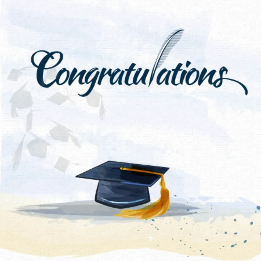 Graduation Hurrah card front