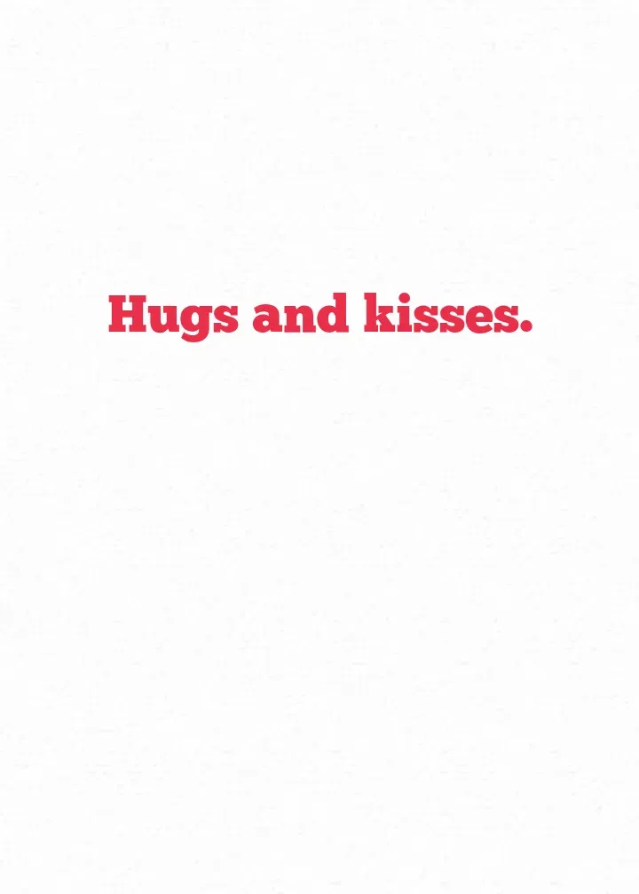 Love Doodle card inside right