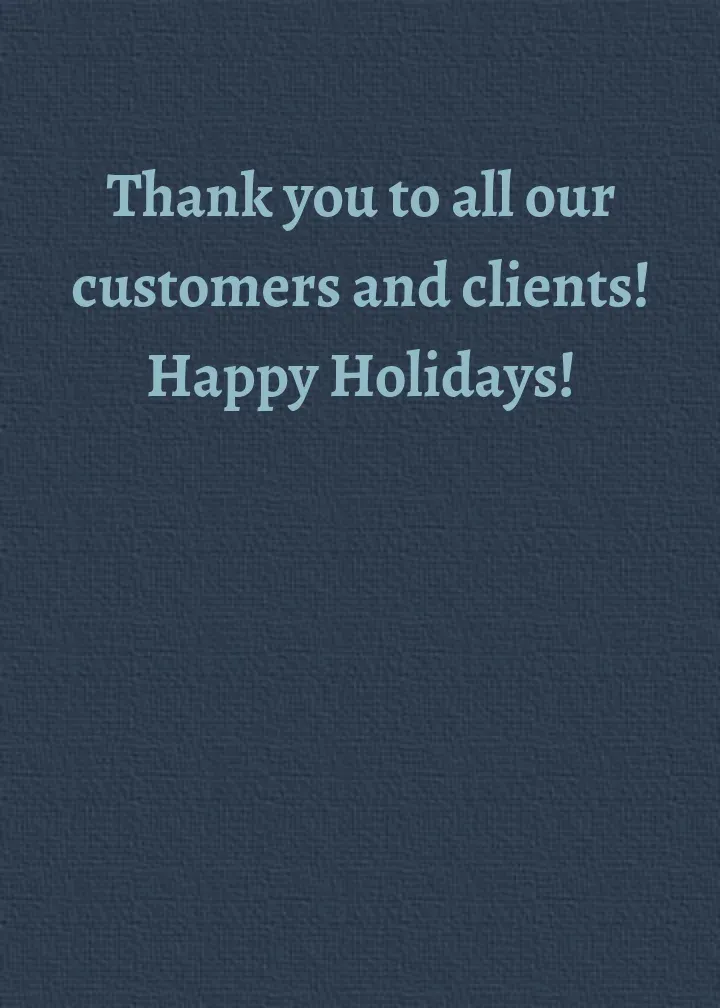 Vintage Reindeer card inside right