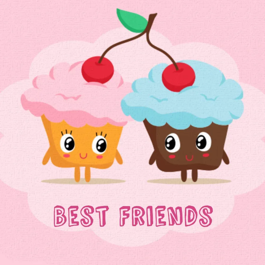 Friendly Cupcake card front