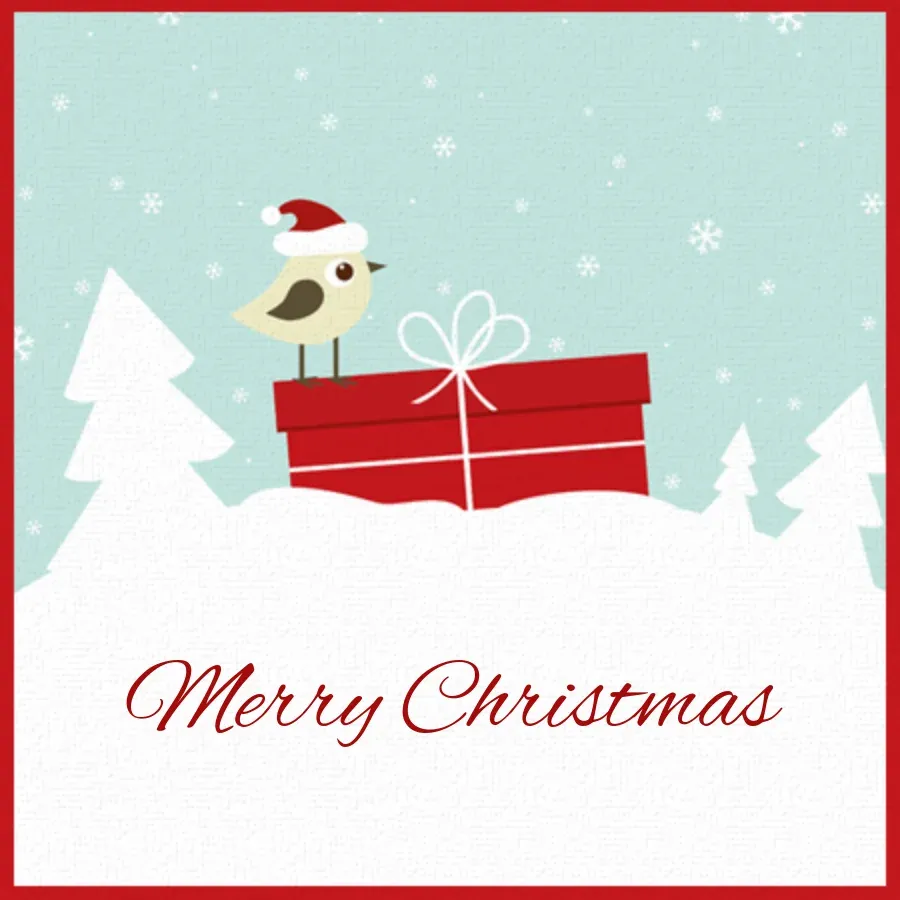 Christmas Delivery card front