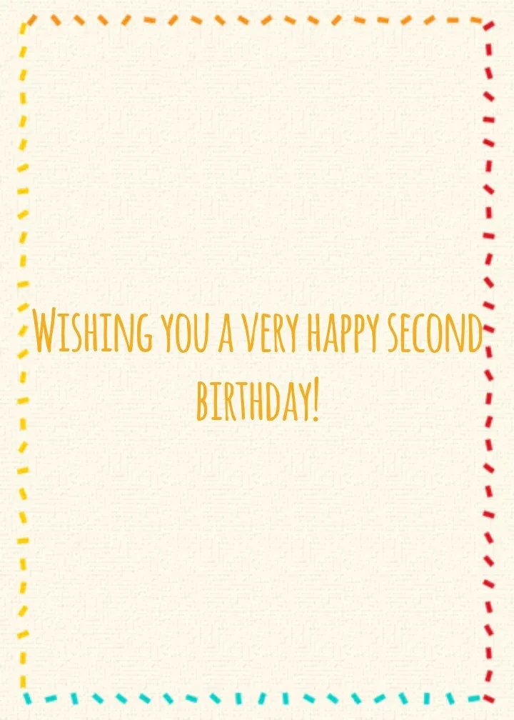 Milestone Birthday Cake 2nd card inside right