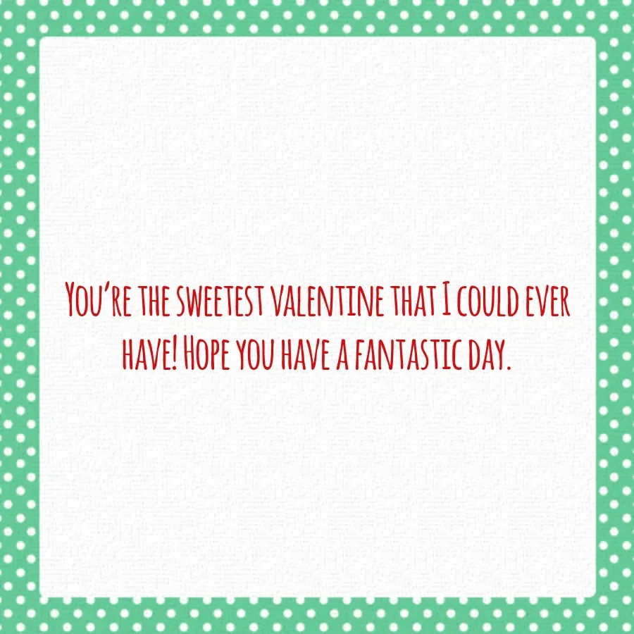 Kitty Valentine card inside right