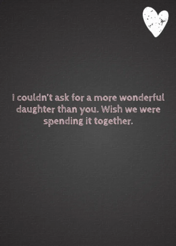 Daughter Chalkboard Valentine card inside right