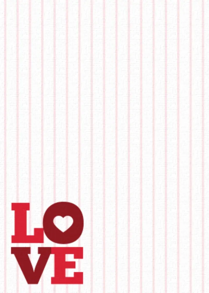 Love You, Son card inside left