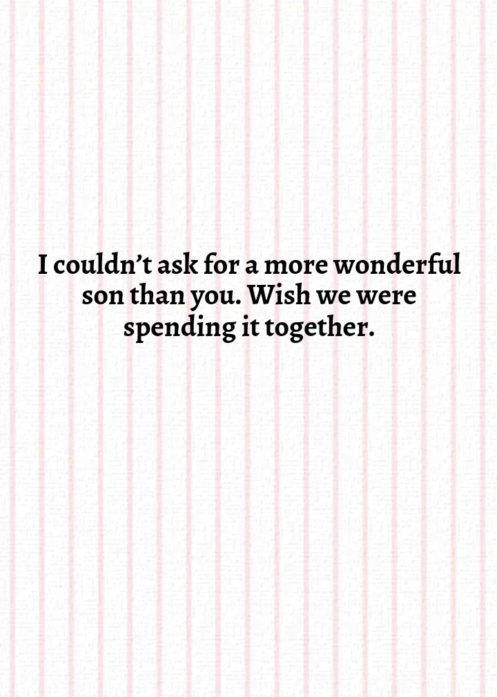 Love You, Son card inside right