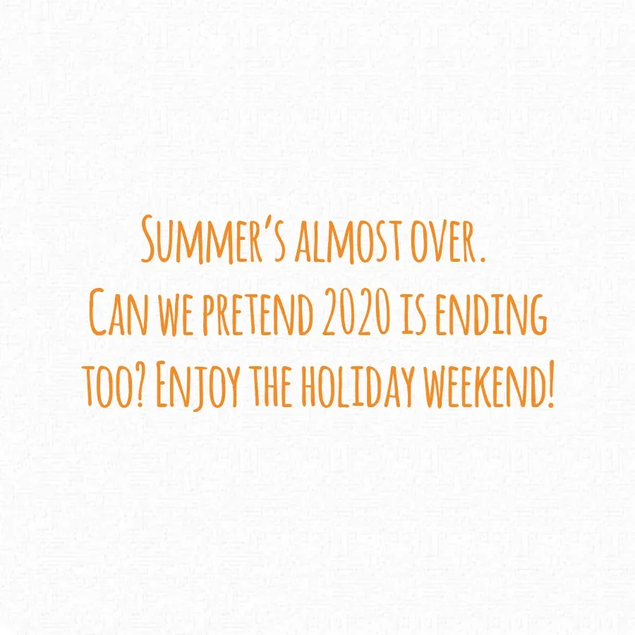 Labor Day Beach Chair card inside right