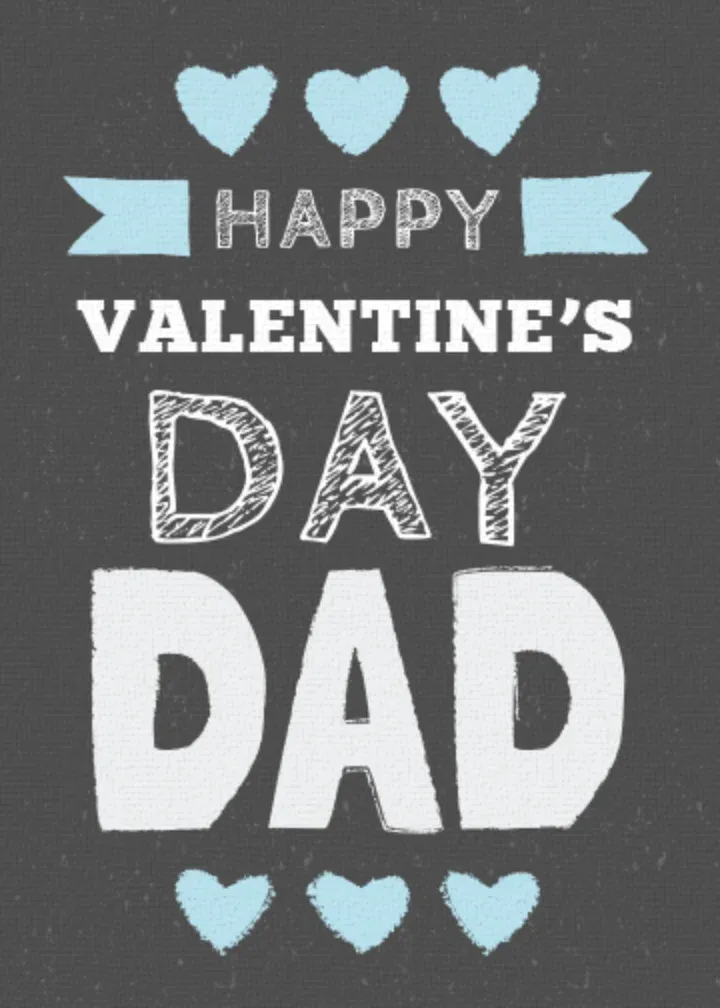 Dad Valentine card front