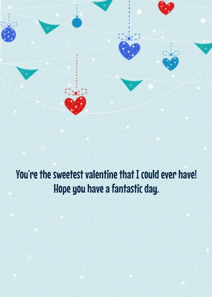 Grandson Valentine card inside right