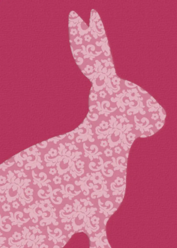 Easter Rabbit card front