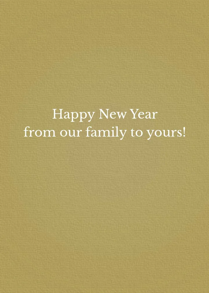 Gold Snowflakes card inside right