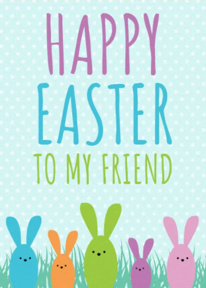 Bunny Friends card front