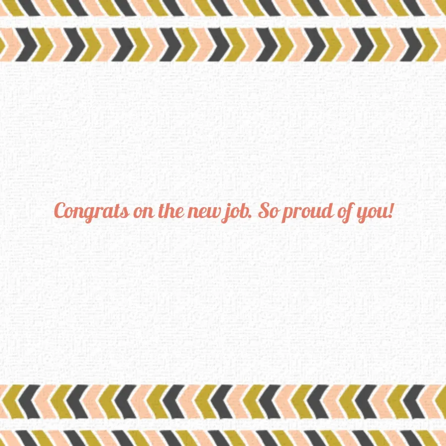 All The Best card inside right