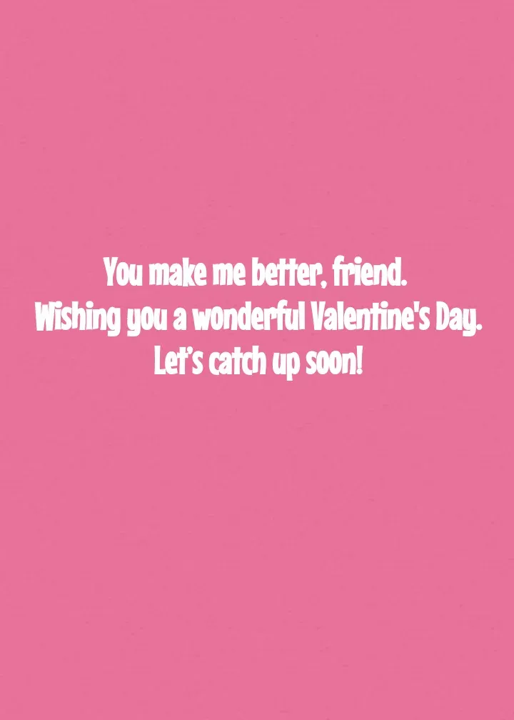 Chevron Valentine card inside right