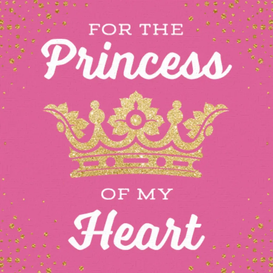 Princess of My Heart card front