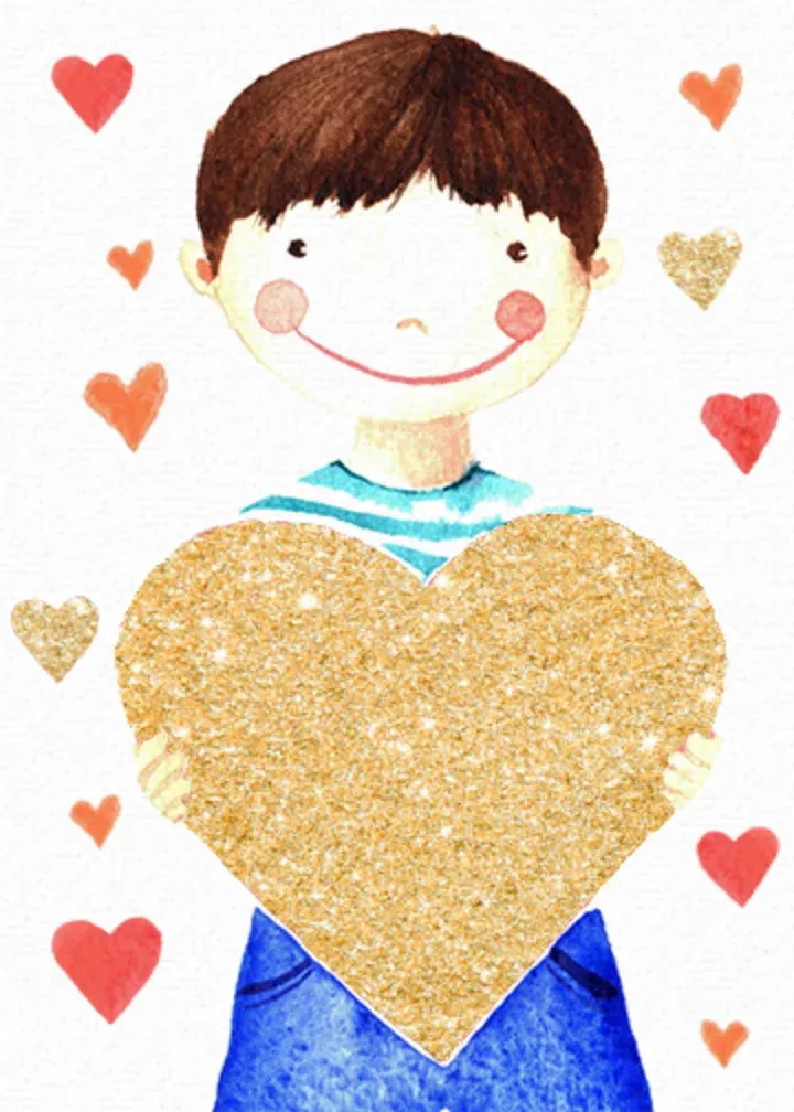 Heart of Gold card front