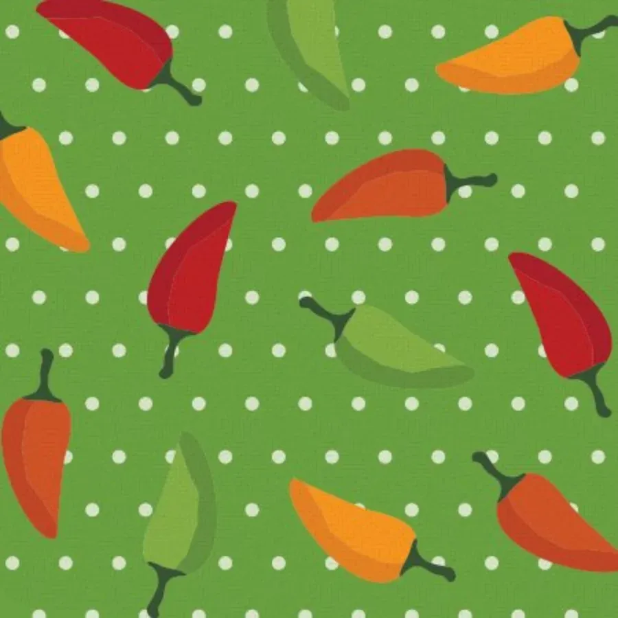 Chili Peppers card inside left