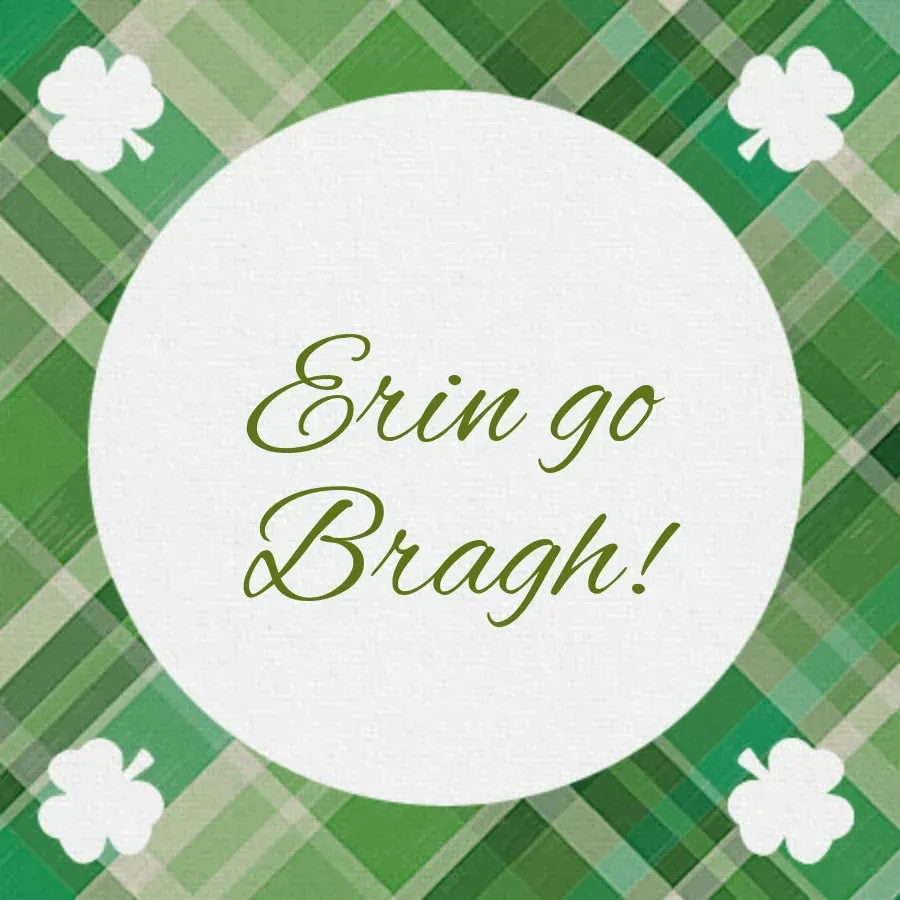 Erin Go Bragh card front