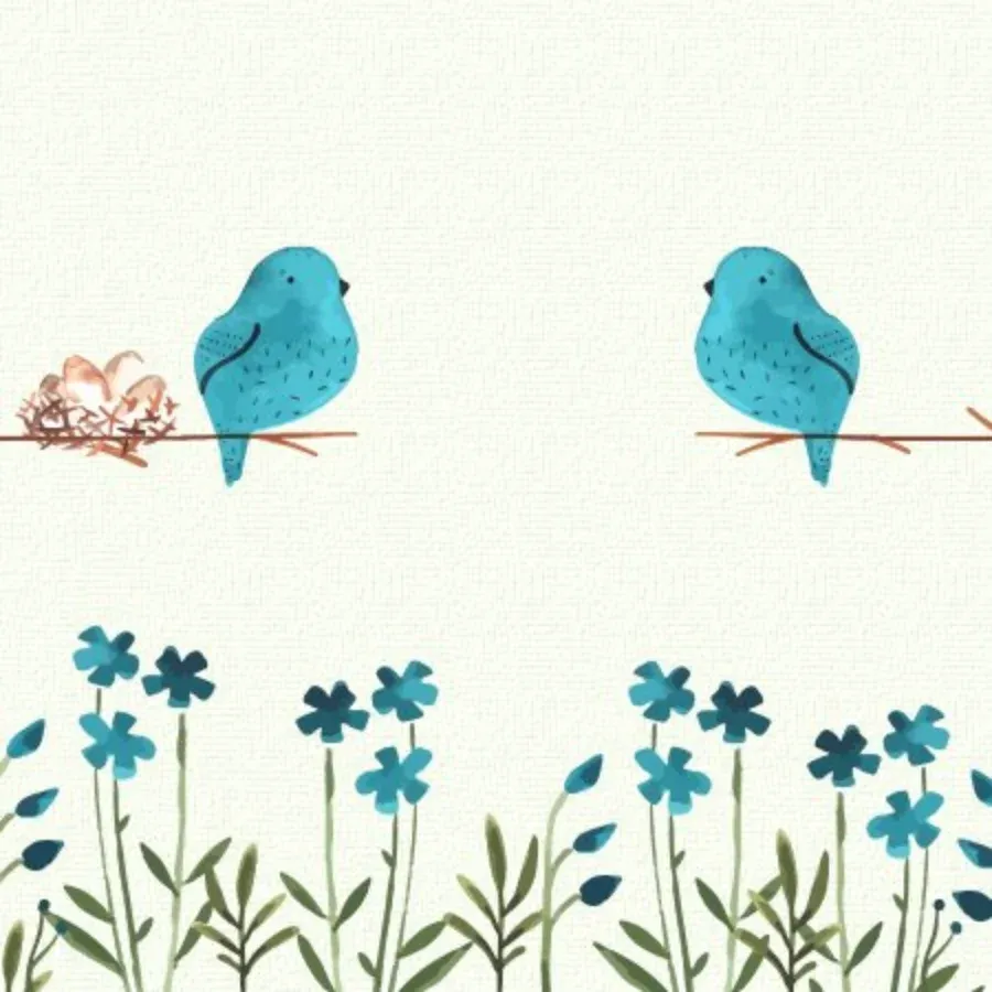 Morning Song Thanks card inside left