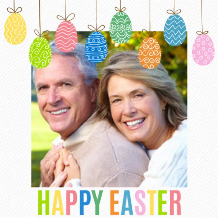 Easter Egg Frame card front