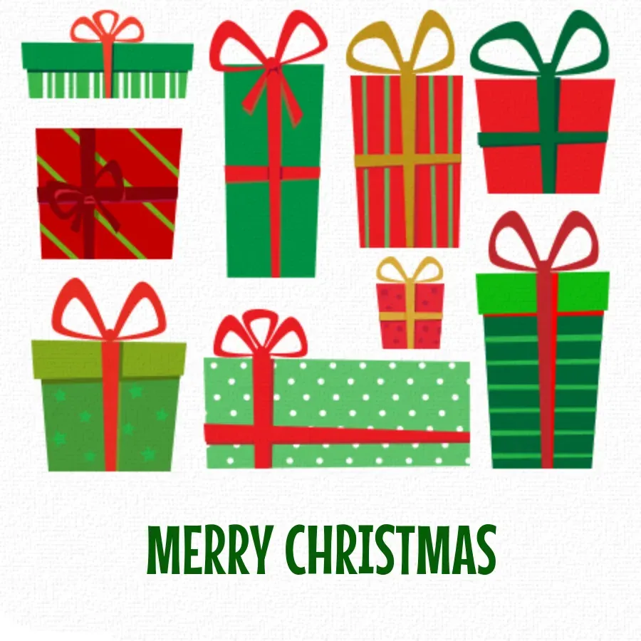 Christmas Gifts card front