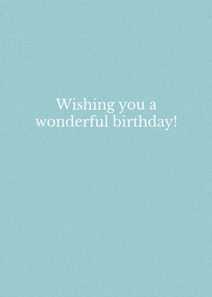 Kids Birthday Balloon Photo card inside right