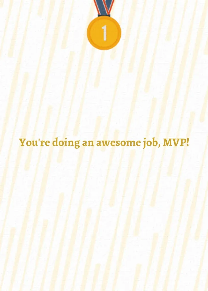 Office MVP card inside right