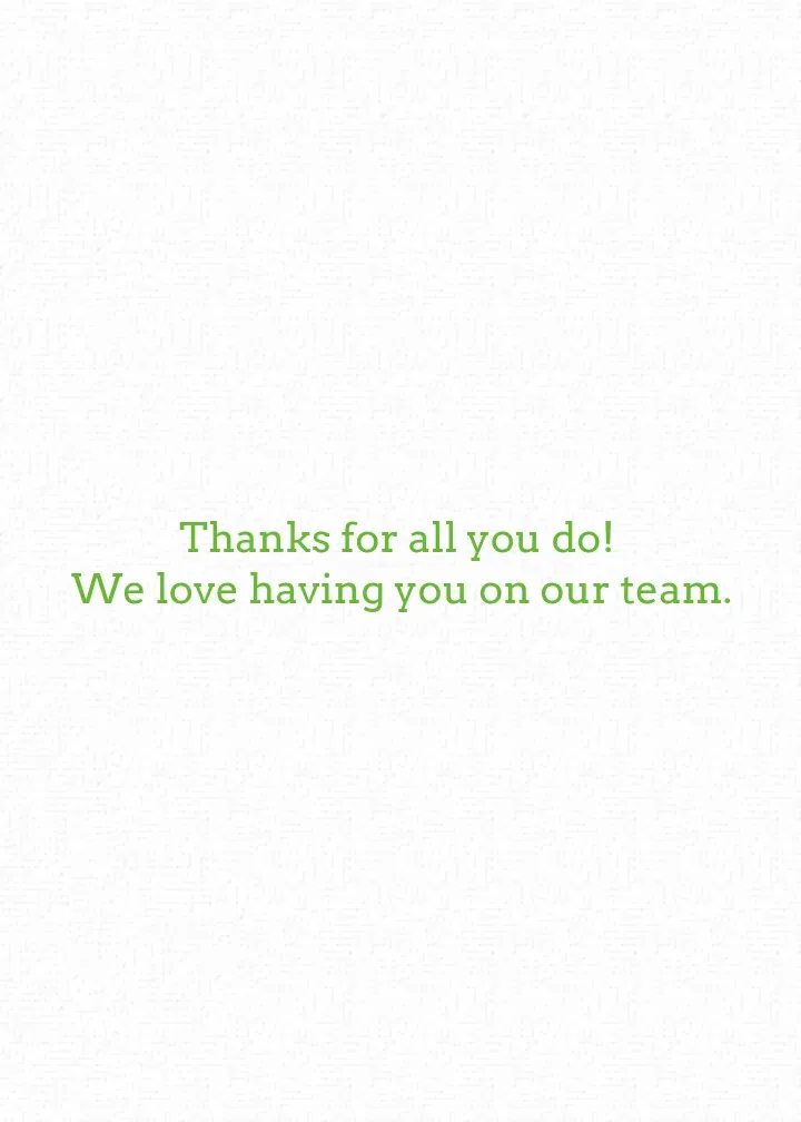 Employee Photo card inside right